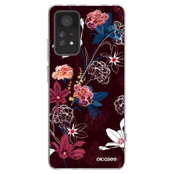 Picasee átlátszó szilikon tok az alábbi mobiltelefonokra Xiaomi Redmi Note 11 Pro 5G - Dark Meadow