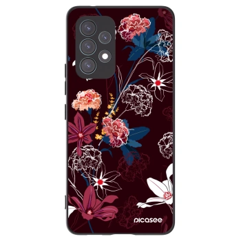 Picasee fekete szilikon tok az alábbi mobiltelefonokra Samsung Galaxy A53 5G A536 - Dark Meadow