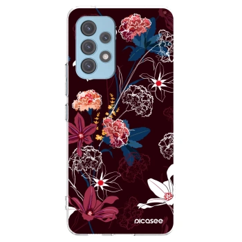 Picasee átlátszó szilikon tok az alábbi mobiltelefonokra Samsung Galaxy A53 5G A536 - Dark Meadow