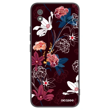 Picasee fekete szilikon tok az alábbi mobiltelefonokra Realme C11 (2021) - Dark Meadow