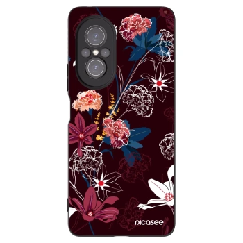 Picasee fekete szilikon tok az alábbi mobiltelefonokra Huawei Nova 9 SE - Dark Meadow