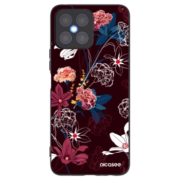 Picasee fekete szilikon tok az alábbi mobiltelefonokra Honor X8 4G - Dark Meadow