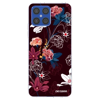 Picasee átlátszó szilikon tok az alábbi mobiltelefonokra Honor X8 4G - Dark Meadow