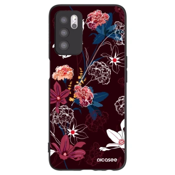 Picasee fekete szilikon tok az alábbi mobiltelefonokra OPPO A16s - Dark Meadow