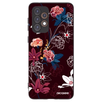 Picasee fekete szilikon tok az alábbi mobiltelefonokra Samsung Galaxy A33 5G A336 - Dark Meadow