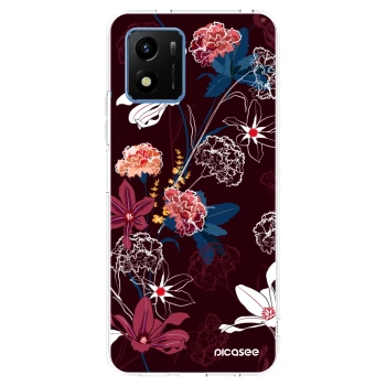 Picasee átlátszó szilikon tok az alábbi mobiltelefonokra Vivo Y01 - Dark Meadow