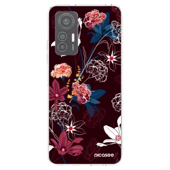 Picasee átlátszó szilikon tok az alábbi mobiltelefonokra Xiaomi 12 Lite - Dark Meadow