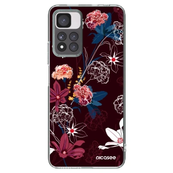 Picasee átlátszó szilikon tok az alábbi mobiltelefonokra Xiaomi Redmi Note 11 Pro+ 5G - Dark Meadow