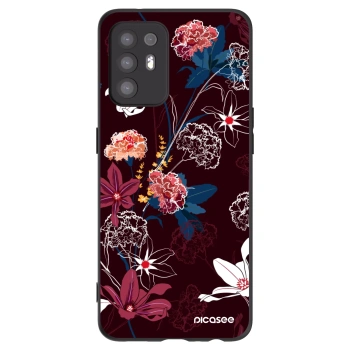Picasee fekete szilikon tok az alábbi mobiltelefonokra OPPO A94 5G - Dark Meadow