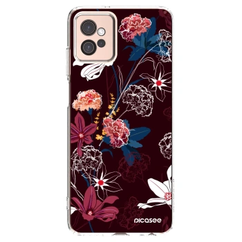 Picasee átlátszó szilikon tok az alábbi mobiltelefonokra Motorola Moto G32 - Dark Meadow