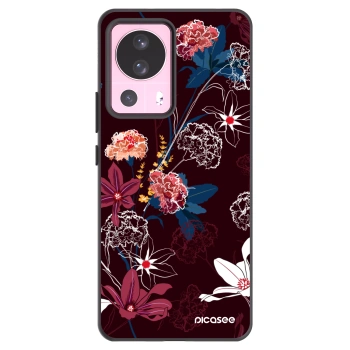 Picasee fekete szilikon tok az alábbi mobiltelefonokra Xiaomi 13 Lite - Dark Meadow