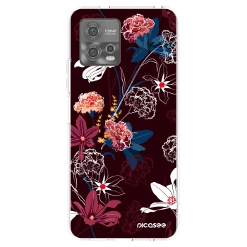 Picasee átlátszó szilikon tok az alábbi mobiltelefonokra Motorola Moto G72 - Dark Meadow