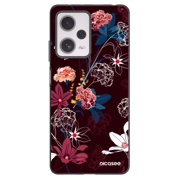 Picasee fekete szilikon tok az alábbi mobiltelefonokra Xiaomi Redmi Note 12 Pro+ 5G - Dark Meadow
