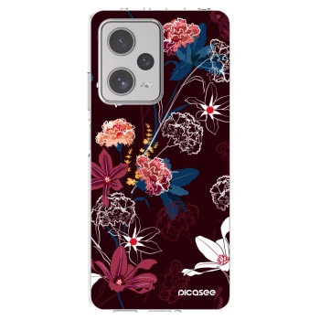 Picasee átlátszó szilikon tok az alábbi mobiltelefonokra Xiaomi Redmi Note 12 Pro+ 5G - Dark Meadow