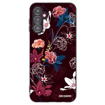 Picasee fekete szilikon tok az alábbi mobiltelefonokra Samsung Galaxy A14 4G A145R - Dark Meadow