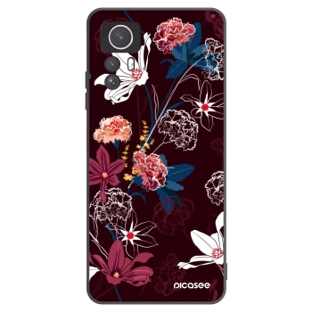 Picasee fekete szilikon tok az alábbi mobiltelefonokra Xiaomi Redmi Note 12S - Dark Meadow