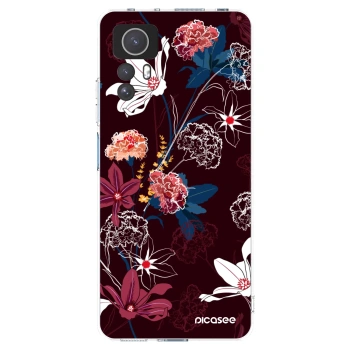 Picasee átlátszó szilikon tok az alábbi mobiltelefonokra Xiaomi Redmi Note 12S - Dark Meadow