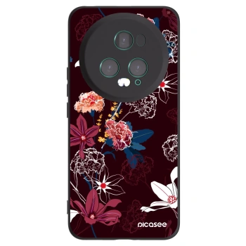 Picasee fekete szilikon tok az alábbi mobiltelefonokra Honor Magic5 Pro - Dark Meadow