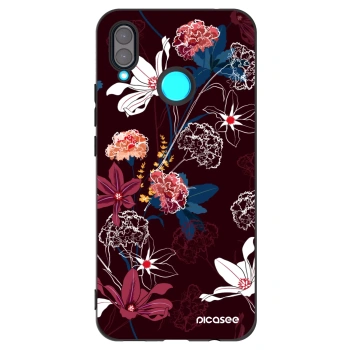 Picasee fekete szilikon tok az alábbi mobiltelefonokra Huawei Nova 3 - Dark Meadow
