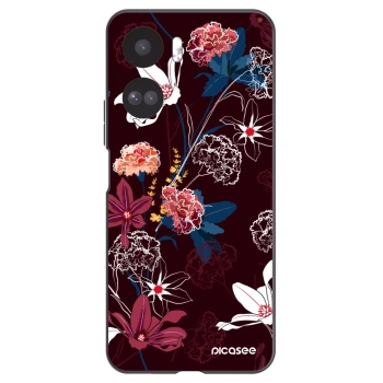 Picasee fekete szilikon tok az alábbi mobiltelefonokra Honor 90 Lite 5G - Dark Meadow
