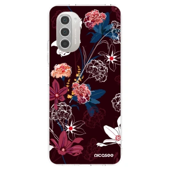 Picasee átlátszó szilikon tok az alábbi mobiltelefonokra Motorola Moto G51 - Dark Meadow