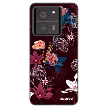 Picasee fekete szilikon tok az alábbi mobiltelefonokra Xiaomi 13T - Dark Meadow
