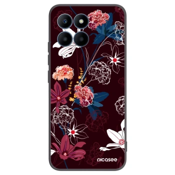 Picasee fekete szilikon tok az alábbi mobiltelefonokra Honor 70 Lite - Dark Meadow
