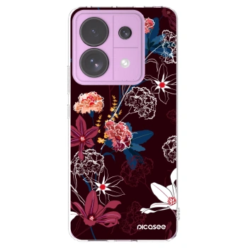 Picasee átlátszó szilikon tok az alábbi mobiltelefonokra Xiaomi Redmi Note 13 Pro 5G - Dark Meadow