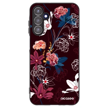 Picasee fekete szilikon tok az alábbi mobiltelefonokra Samsung Galaxy A15 A156B 5G - Dark Meadow