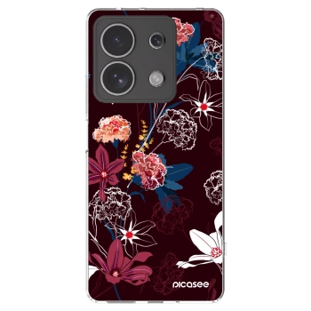 Picasee átlátszó szilikon tok az alábbi mobiltelefonokra Xiaomi Redmi Note 13 4G - Dark Meadow
