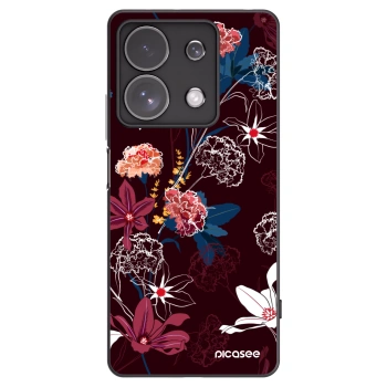 Picasee fekete szilikon tok az alábbi mobiltelefonokra Xiaomi Redmi Note 13 Pro 4G - Dark Meadow