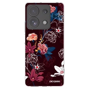 Picasee átlátszó szilikon tok az alábbi mobiltelefonokra Xiaomi Redmi Note 13 Pro 4G - Dark Meadow