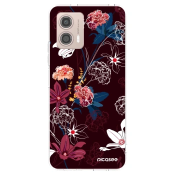 Picasee átlátszó szilikon tok az alábbi mobiltelefonokra Motorola Moto G53 5G - Dark Meadow