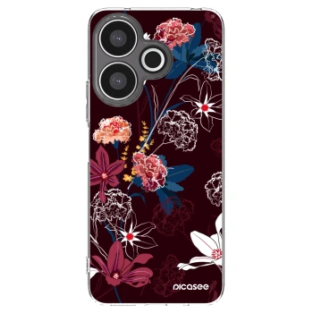 Picasee átlátszó szilikon tok az alábbi mobiltelefonokra Xiaomi Redmi 13 4G - Dark Meadow