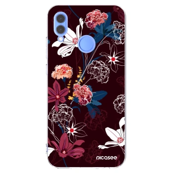 Picasee átlátszó szilikon tok az alábbi mobiltelefonokra Honor 10 Lite - Dark Meadow