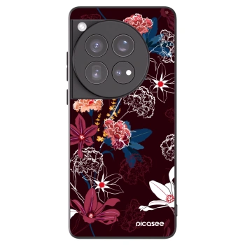 Picasee fekete szilikon tok az alábbi mobiltelefonokra OnePlus 12 5G - Dark Meadow