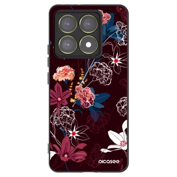 Picasee fekete szilikon tok az alábbi mobiltelefonokra Xiaomi 14T - Dark Meadow