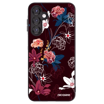 Picasee fekete szilikon tok az alábbi mobiltelefonokra Samsung Galaxy A16 5G - Dark Meadow