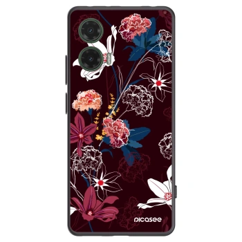 Picasee fekete szilikon tok az alábbi mobiltelefonokra Motorola Moto G35 5G - Dark Meadow