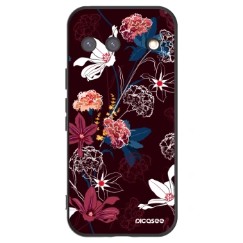 Picasee fekete szilikon tok az alábbi mobiltelefonokra Google Pixel 9 - Dark Meadow