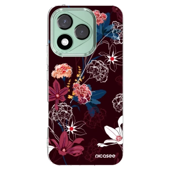 Picasee átlátszó szilikon tok az alábbi mobiltelefonokra Honor 400 Lite 5G - Dark Meadow