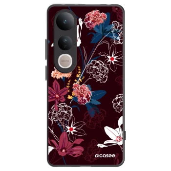 Picasee fekete szilikon tok az alábbi mobiltelefonokra Vivo V50 Lite 5G - Dark Meadow
