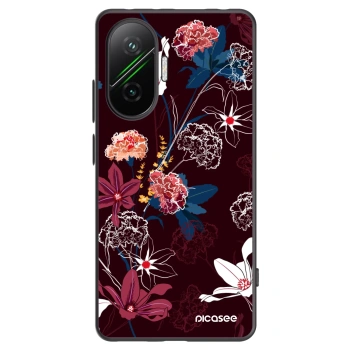 Picasee fekete szilikon tok az alábbi mobiltelefonokra Xiaomi Poco F7 Pro 5G - Dark Meadow