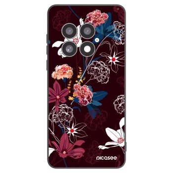 Picasee fekete szilikon tok az alábbi mobiltelefonokra OnePlus 13 5G - Dark Meadow