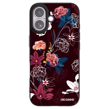 Picasee fekete szilikon tok az alábbi mobiltelefonokra Apple iPhone 17 - Dark Meadow