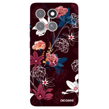 Picasee fekete szilikon tok az alábbi mobiltelefonokra Motorola Edge 60 Pro - Dark Meadow