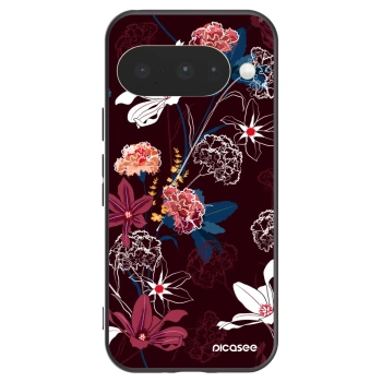 Picasee fekete szilikon tok az alábbi mobiltelefonokra Google Pixel 10 - Dark Meadow