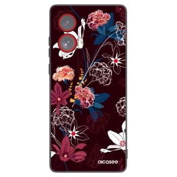 Picasee fekete szilikon tok az alábbi mobiltelefonokra Motorola Edge 50 Fusion - Dark Meadow