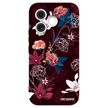 Picasee fekete szilikon tok az alábbi mobiltelefonokra Honor 600 Lite - Dark Meadow