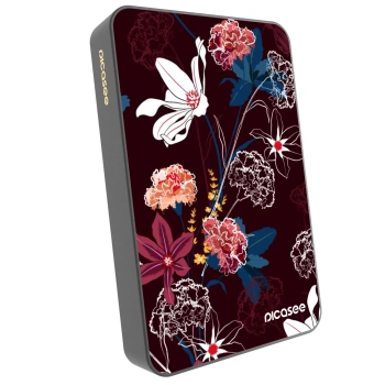 Picasee Powerbank MagSafe 10 000 mAh Szürke - Dark Meadow